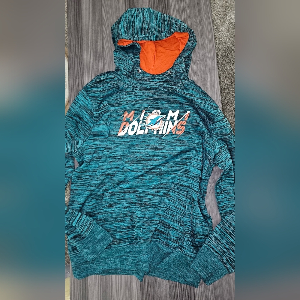 Men's NFL Miami Dolphins Large Pullover Hoodie